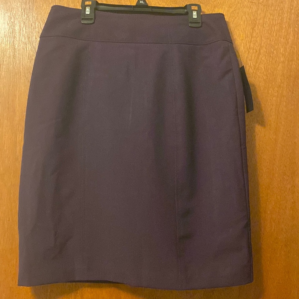Worthington Dark Purple Mini Dress Skirt.